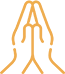 Clasped hands